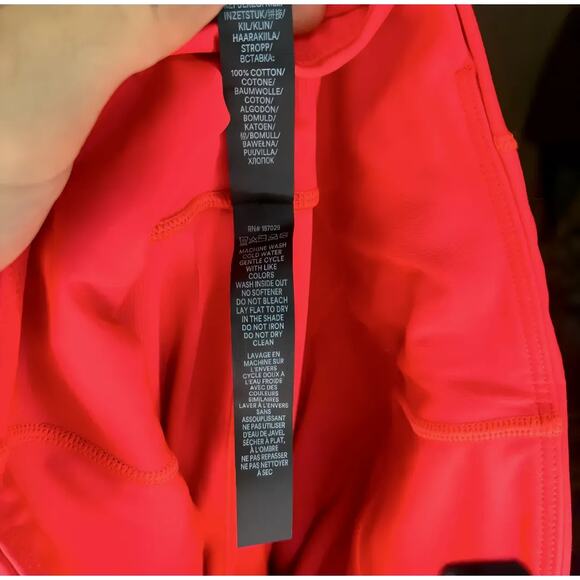 Savage X Fenty Leggings -High-Waist Active Leggings – Bright Coral (M, NWT) - Picture 5 of 5